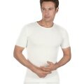 Medima Underwear T-shirt (50% Angora) Short Sleeve White Men (Size M-L)