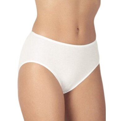 Medima Underwear High-Waisted Briefs (Angora and Silk) White Ladies (Size XL-XXL)