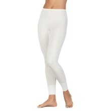 Medima Underwear Base Layer Trousers Plus Silk (Angora and Silk) White Ladies (Size XL)