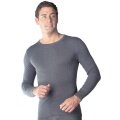 Medima Underwear Long Sleeve Shirt Sensitiv - cotton - asphalt grey Men (Size S-L)