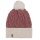 Medima Winter hat with Pom Pom - Merino wool, ribbed structure, cuff - pink - 1 piece