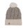 Medima Winter hat with pom pom - Merino wool, ribbed structure, cuff - grey - 1 piece