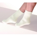 Medima Wool Sock Cuddle Things ABS white Women - 1 Pair