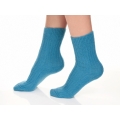 Medima Wool Sock Cuddle Things ABS royal blue Women - 1 Pair