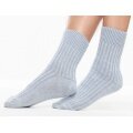 Medima Wool Sock Cuddle Things ABS Blue-Grey Women - 1 Pair