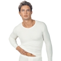 Medima Underwear Long-sleeved Shirt (40% Angora and Cotton) White Men (Size M-L)