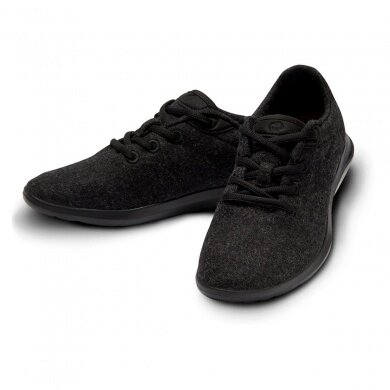 Merinos Sneaker Lace Up Merino Wool Black/Black Women