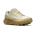 Merrell Trail Running Shoes Agility Peak 5 GTX (waterproof, Rock Plate) oyster white/brown Men