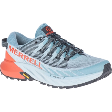 Merrell Trail Running Shoes Agility Peak 4 (integrated lacing, Rock Plate) navy blue Men