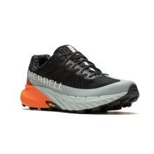 Merrell Trail Running Shoes Agility Peak 5 GTX (waterproof, Rock Plate) black/grey/orange Men