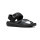 Merrell Sandal District 4 Backstrap (made from full-grain leather) black ladies