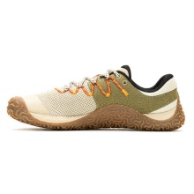 Merrell Minimal Running Shoes Trail Glove 7 oyster white/green Men