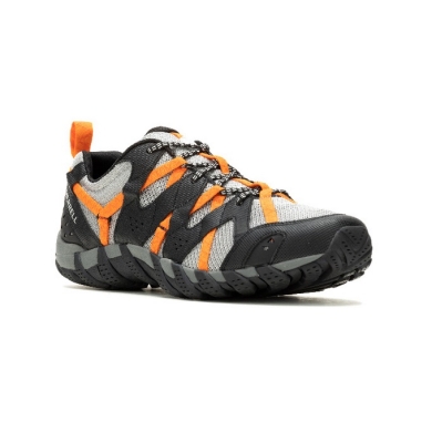 Merrell Trail Running Shoes Waterpro Maipo 2 (Synthetic/Mesh, water-repellent) black/orange men's