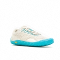 Merrell Minimal Running Shoes Vapor Glove 6 oyster white/blue Ladies