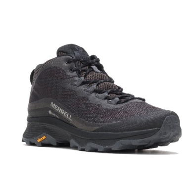 Merrell Hiking Shoes Moab Speed Mid GTX (waterproof) black/asphalt grey Men