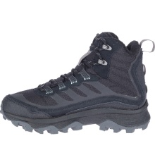 Merrell Hiking Shoes Moab Speed Thermo Mid WP (full grain leather, waterproof) black Women