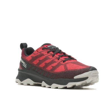 Merrell Hiking Shoes Speed Eco WP (waterproof, breathable) red/gray Men