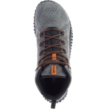 Merrell Sneaker Wrapt Mid (Minimal Running Shoes, Leather) Granite Grey Men