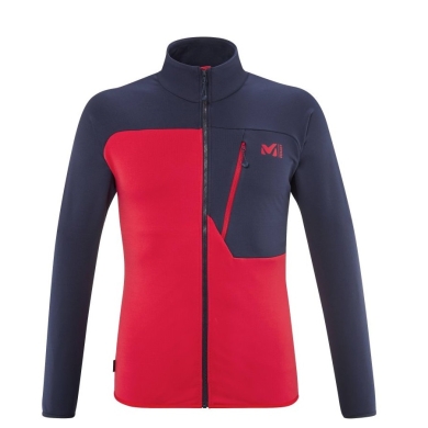 Millet Fleece Jacket Seneca (Polartec Power Grid) red/sapphire blue Men's