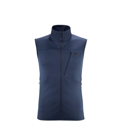 Millet Hiking Vest Lokka Vest III (light knit material, space-saving, functional, fleece) sapphire blue Men