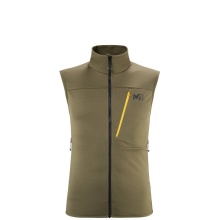 Millet Hiking Vest Lokka Vest III (lightweight fleece knit material, space-saving, functional) ivy green Men