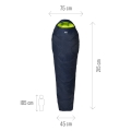 Millet Sleeping Bag Baikal 1100 Reg (3-season sleeping bag, Left) - Zipper opening on the left - sapphire blue