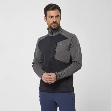 Millet Fleece Jacket Seneca Techno II grey/black Men