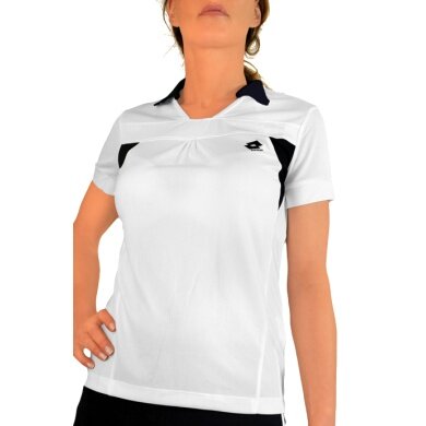 Lotto Polo Flo white/deepnavy Women