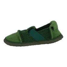 Nanga Slippers Mountain - 100% Wool - Lime Green Children/Youth (Size 31-35)