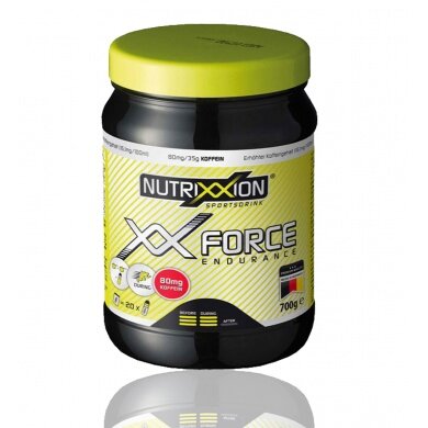 NUTRIXXION Endurance Drink - developed for endurance sports & team sports - XX-Force (80mg caffeine) 700g can