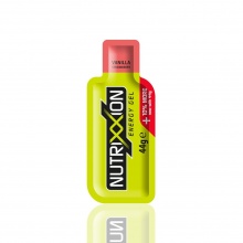 NUTRIXXION Energy Gel - Combination of long & short-chain (Tri-Source) carbohydrates - Vanilla/Strawberry 24x44g Box