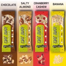 NUTRIXXION Energy Bar Oat - vegan oat bar - Mixbox 4x5x50g Box