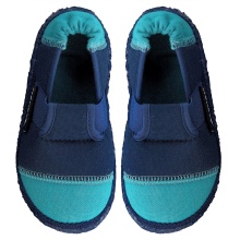 Nanga Slippers Velcro Petrol Children (Size 31-35)