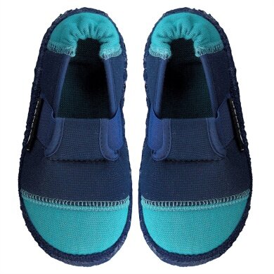 Nanga Slippers Velcro Petrol for Toddlers/Children (Size 26-30)