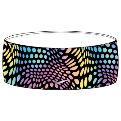 Nike Headband Dri Fit Swoosh 2.0 (88% recycled Polyester) black/multicoloured - 1 piece