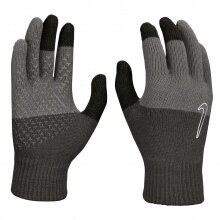 Nike Gloves Running/Running Graphic 2.0 (Knitted Tech+Grip) black/grey - 1 Pair