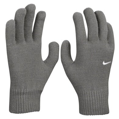 Nike Gloves Running/Running Swoosh Knit 2.0 (Knit Gloves) grey - 1 Pair