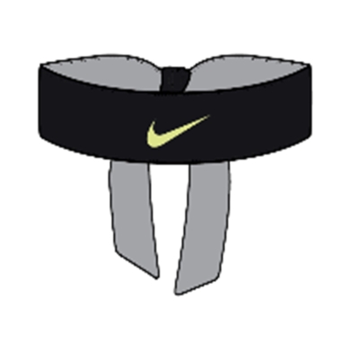 Nike Headband Premier Head Tie Rafael Nadal black/lime - 1 piece