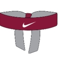 Nike Headband Premier Head Tie Rafael Nadal hibiscus red - 1 piece