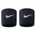 Nike Sweatband Swoosh (72% Cotton) black - 2 pieces