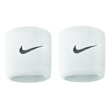 Nike Sweatband Swoosh (72% Cotton) white - 2 pieces