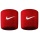 Nike Sweatband Swoosh (72% Cotton) red - 2 pieces