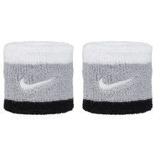 Nike Sweatband Swoosh (72% Cotton) grey/black/white - 2 Pieces