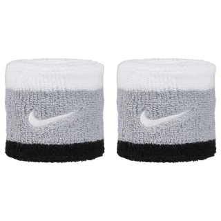 Nike Sweatband Swoosh (72% Cotton) grey/black/white - 2 Pieces