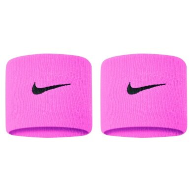 Nike Sweatband Swoosh (72% Cotton) pink/grey - 2 Pieces