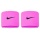 Nike Sweatband Swoosh (72% Cotton) pink/grey - 2 Pieces