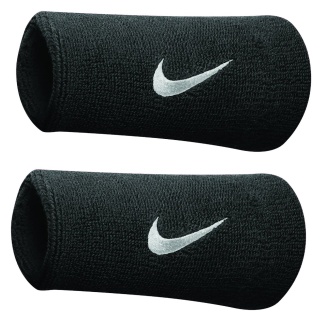 Nike Sweatband Swoosh Jumbo (74% Cotton) black - 2 pieces