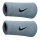 Nike Sweatband Swoosh Jumbo (74% Cotton) silver grey - 2 pieces