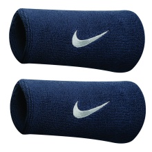 Nike Sweatband Swoosh Jumbo (74% Cotton) obsidian - 2 pieces