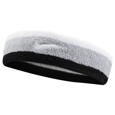 Nike Headband Swoosh (70% Cotton) grey/white/black - 1 piece